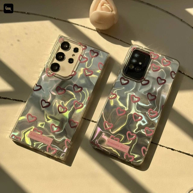 قاب گوشی واتر افکت قلبی (Water Effect Heart)