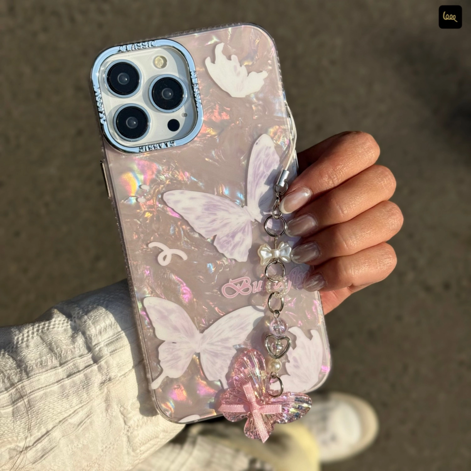 قاب گوشی پروانه ای یخی صورتی آیفون - سامسونگ - شیائومی(Icy Butterfly Pinky) قاب گوشی پروانه ای یخی صورتی آیفون - سامسونگ - شیائومی(Icy Butterfly Pinky)
