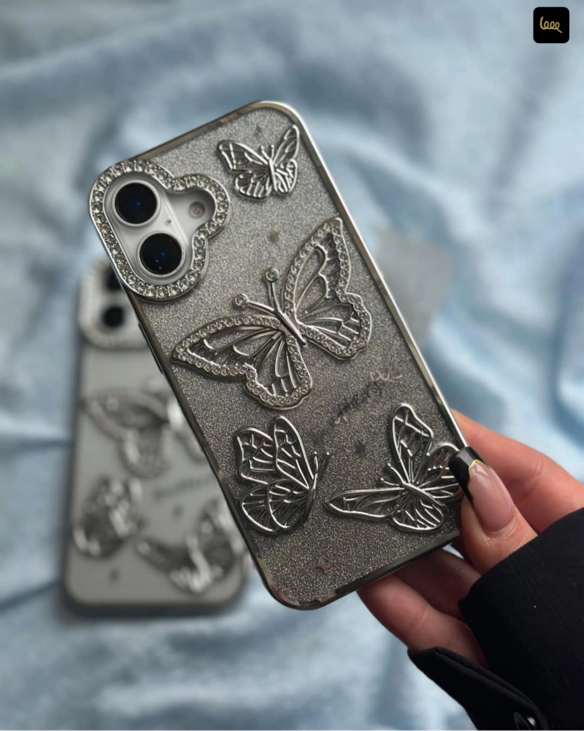 قاب گوشی پروانه شاین بلینگ آیفون - سامسونگ(Butterfly Bling Bling) قاب گوشی پروانه شاین بلینگ آیفون - سامسونگ(Butterfly Bling Bling)