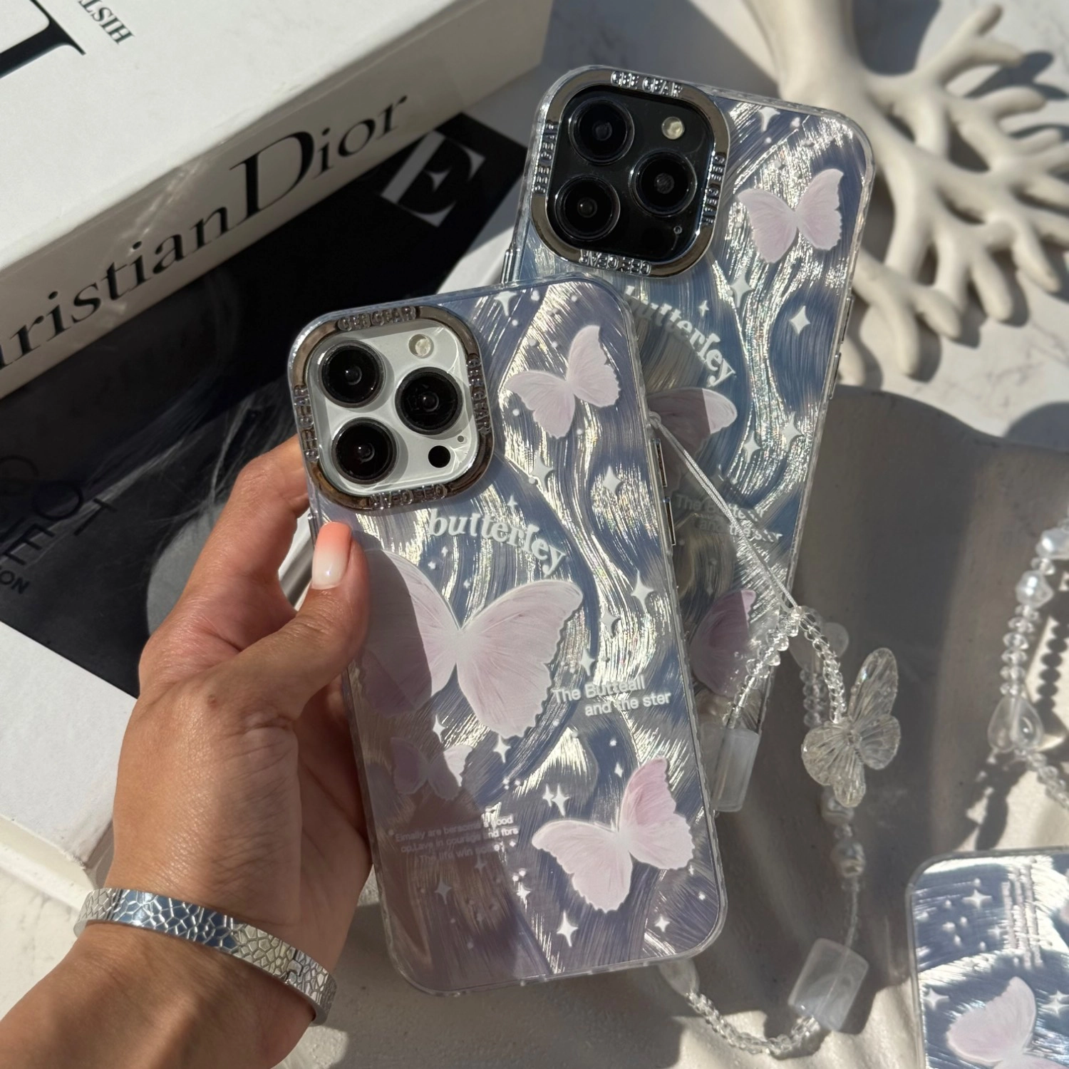 قاب موجدار پروانه های رویایی به همراه آویز (Wave Butterfly Dream + pendant) قاب موجدار پروانه های رویایی به همراه آویز (Wave Butterfly Dream + pendant)
