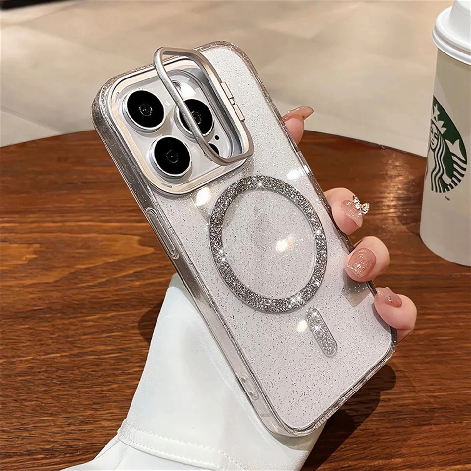 قاب گوشی شاینی مگسیف استند(Shiny Magsafe Stand) قاب گوشی شاینی مگسیف استند(Shiny Magsafe Stand)