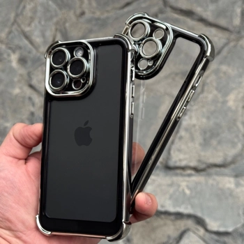 قاب گوشی ایرکوشن مشکی سیلور (Aircosion Silver Black Case)