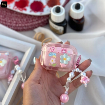 قاب ایرپاد گل کریستالی (Airpods Case Flower Crystal)