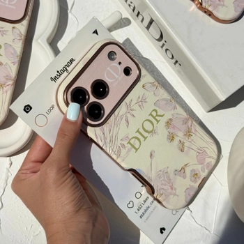 قاب گوشی کلاسیک دیور گلدار (Classic Dior Floral)