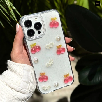 قاب گوشی گیلاس اکلیلی کریستال (Cherry Crystal)