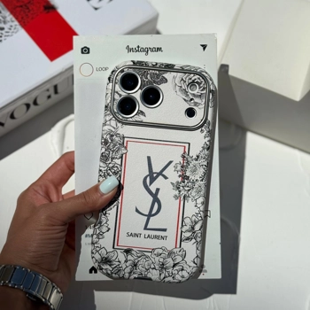 قاب گوشی کلاسیک کیس گلدار (Classic YSL Floral)