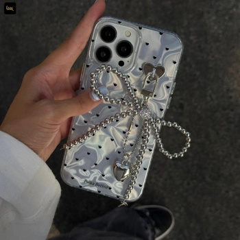 قاب گوشی واتر افکت قلبی به همراه آویز (Watereffect Tiny Heart + Pendant)