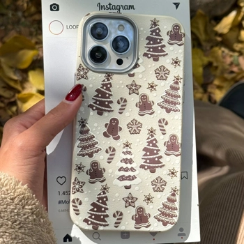 قاب گوشی ماسا کریسمس قهوه‌ای (Masa Christmas Brown)