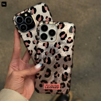 قاب گوشی پلنگی گلدن آیفون - سامسونگ - شیائومی (Imd Leopard Golden)