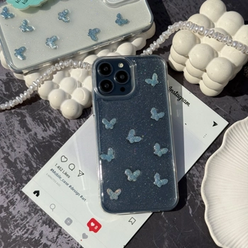 قاب گوشی پروانه بلوری اکلیلی(Butterfly Glitter Crystal)