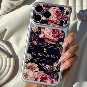 قاب گوشی ال وی کیس گلدار (Lv Floral Black)