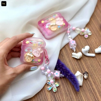 قاب ایرپاد خرگوش کریستالی (Airpods Case Rabbit Crystal)