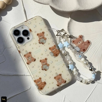 قاب گوشی سوییت بیر استار قابل سفارش با بند(Imd Sweet Bear Star)