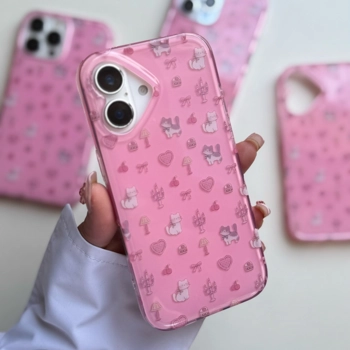قاب گوشی گربه صورتی (Imd Pinky Cats)
