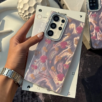 قاب گوشی گلدار یاسی (Imd Lilac Floral)