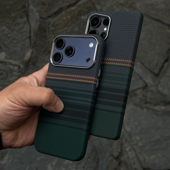 قاب گوشی کربن سبز Loxu بافت مگسیف داخلی(Carbon Texture Green)