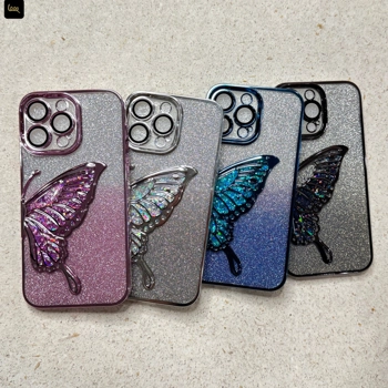 قاب گوشی پروانه آکواریومی آیفون - سامسونگ - شیائومی(Aqua Butterfly)